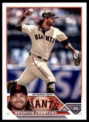 Brandon Crawford 2023 Topps #66 San Francisco Giants - Baseball Card Single