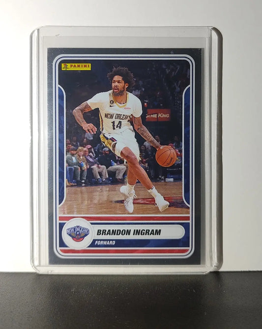 Brandon Ingram 2023-24 Panini NBA Sticker Foil Card #37 New Orleans Pelicans - Basketball Card Single