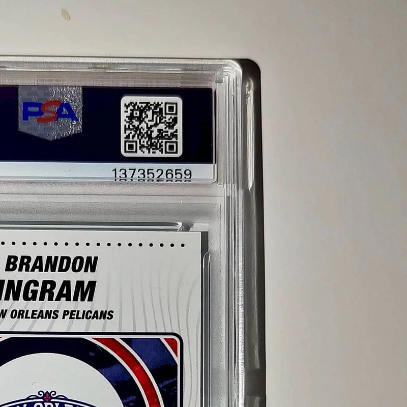 Brandon Ingram 2023-24 Panini Sticker Cards #37 111/200 Blue Foil PSA 7 NM