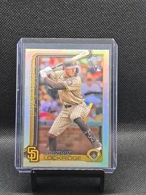 Brandon Lockridge - 2025 Topps Chrome - Refractor - Rookie (RC) #106 - Baseball Card Single