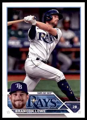 Brandon Lowe 2023 Topps #36 Tampa Bay Rays - Baseball Card Single