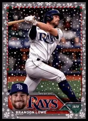 Brandon Lowe 2023 Topps Holiday Metallic #H20 Tampa Bay Rays - Baseball Card Single