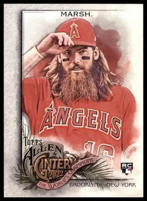 Brandon Marsh Rookie 2022 Topps Allen & Ginter #173 Los Angeles Angels - Baseball Card Single