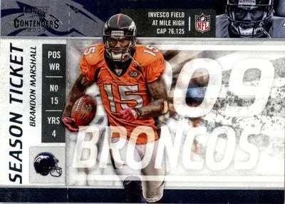 Brandon Marshall - 2009 Playoff Contenders - #30 - Football - Football Card Single