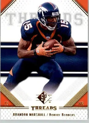 Brandon Marshall - 2009 SP Threads - #11 - Football - Football Card Single