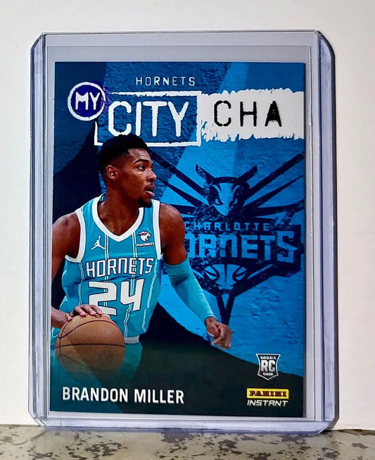 Brandon Miller 2023-24 Panini NBA #14 MyCity Basketball Card Hornets 1/543 - Basketball Card Single