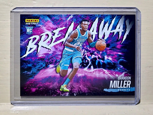 Brandon Miller 2023-24 Panini NBA Breakaway Basketball #2 Rookie Card 1 of 4085 - Basketball Card Single