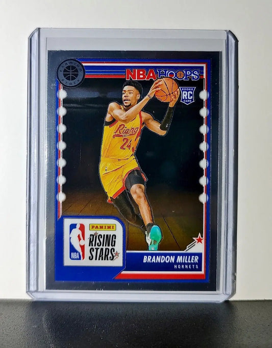 Brandon Miller 2023-24 Panini Premium NBA Hoops Rising Stars #298 Rookie Card - Basketball Card Single