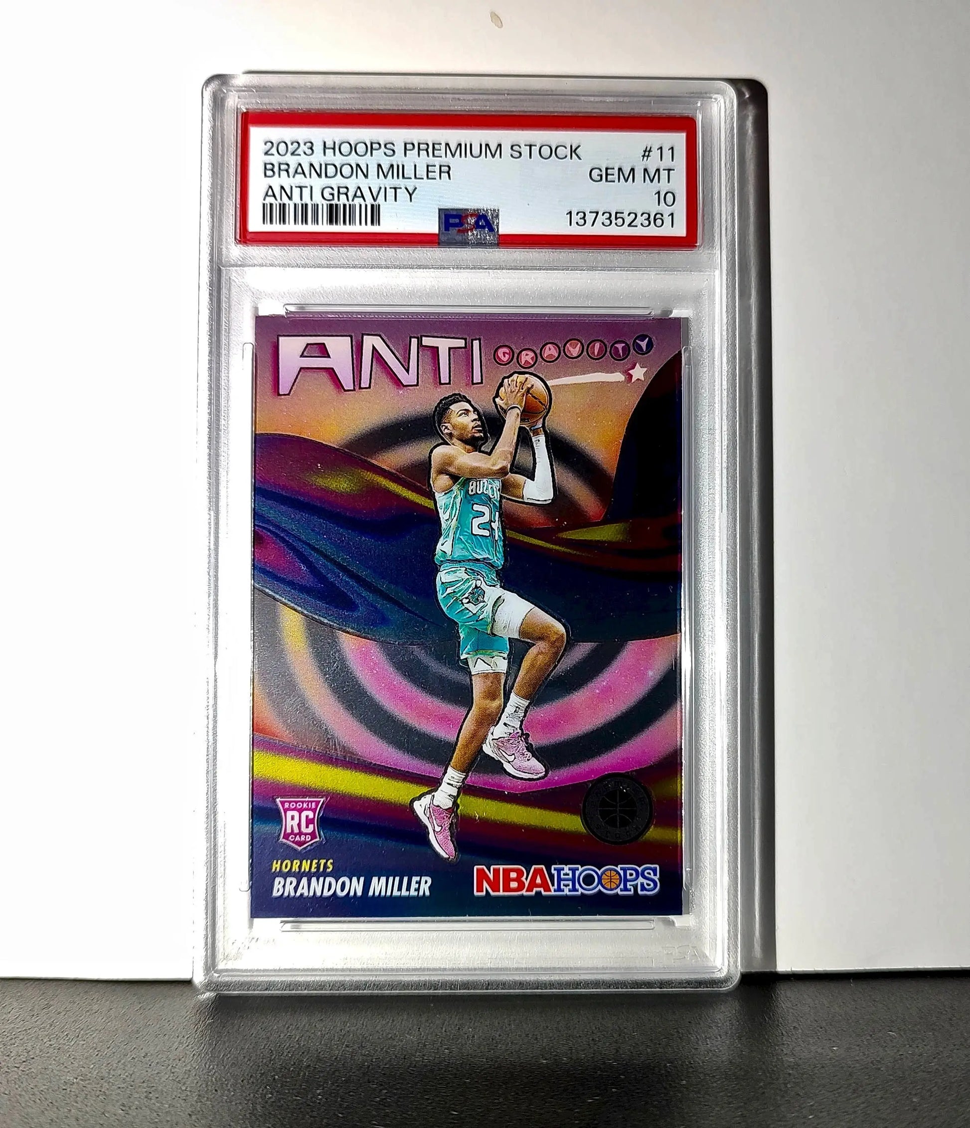Brandon Miller 2023 Panini Hoops Premium Anti Gravity #11 PSA 10 Gem Mint