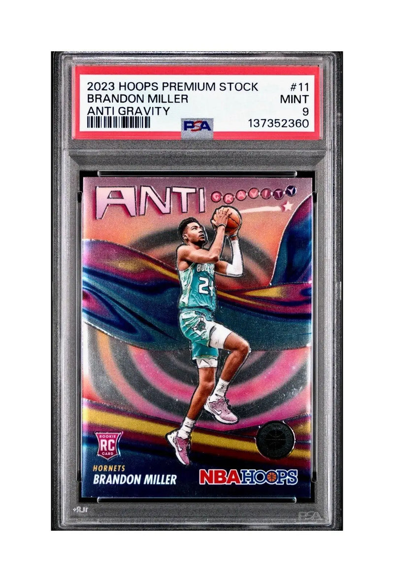 Brandon Miller 2023 Panini Hoops Premium Anti Gravity #11 PSA 9 Mint