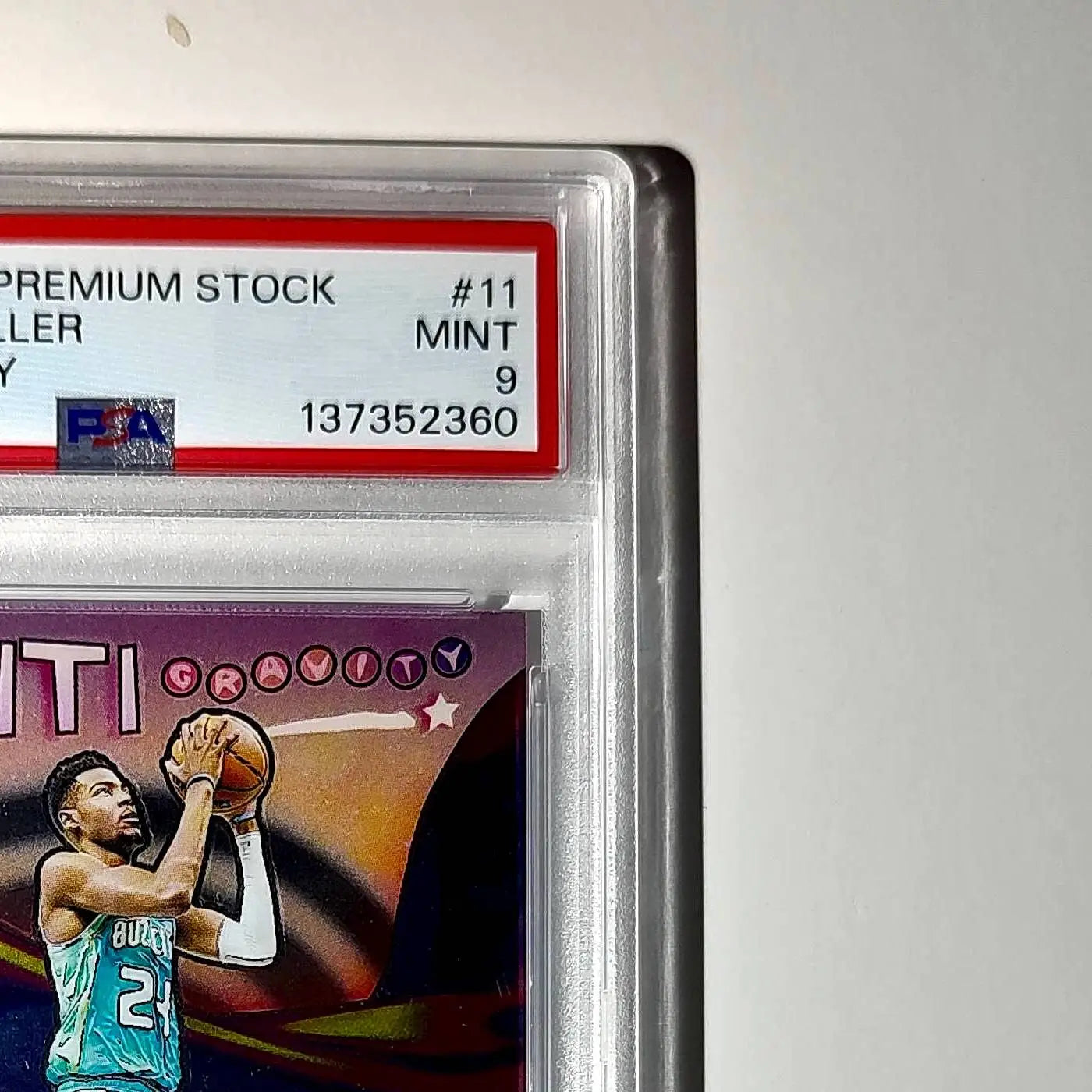 Brandon Miller 2023 Panini Hoops Premium Anti Gravity #11 PSA 9 Mint