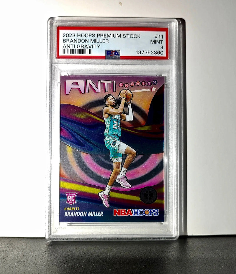 Brandon Miller 2023 Panini Hoops Premium Anti Gravity #11 PSA 9 Mint