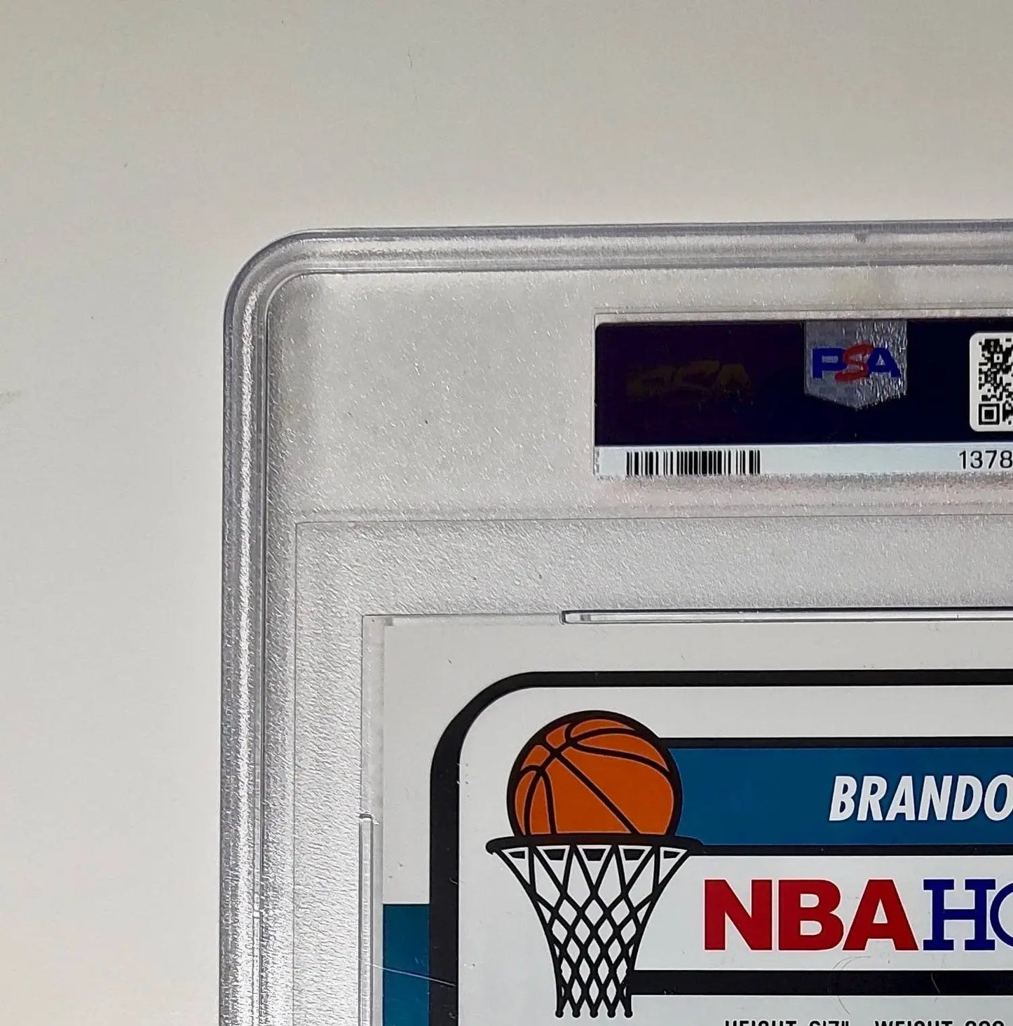 Brandon Miller 2023 Panini Premium Stock NBA Hoops #11 Jumbo Rookie PSA 6 EX-MT - Basketball Card Single