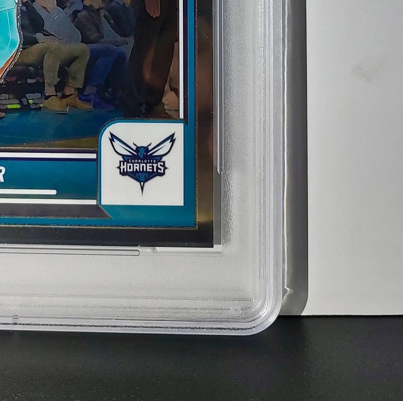Brandon Miller 2023 Panini Premium Stock NBA Hoops #11 Jumbo Rookie PSA 6 EX-MT - Basketball Card Single