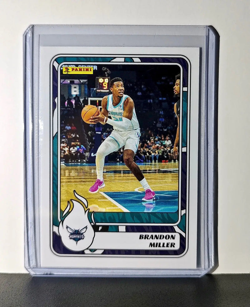 Brandon Miller 2024-25 Panini NBA #21 Sticker Card Charlotte Hornets