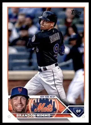 Brandon Nimmo 2023 Topps #614 New York Mets - Baseball Card Single