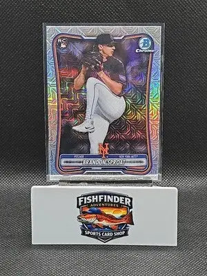Brandon Sproat 2026 Bowman Chrome Mojo Refractor New York Mets RC #33 - Baseball Card Single