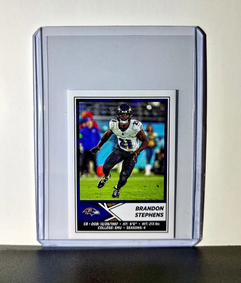Brandon Stephens 2024 Panini NFL Sticker #117 Baltimore Ravens - Other