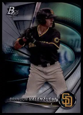Brandon Valenzuela 2022 Bowman Platinum Top Prospects #TOP-69 San Diego Padres - Baseball Card Single