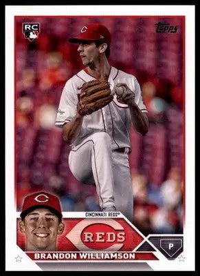 Brandon Williamson Rookie 2023 Topps Update #US286 Cincinnati Reds - Baseball Card Single
