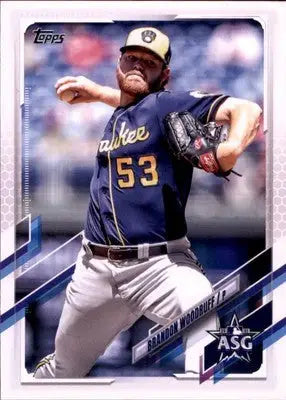 Brandon Woodruff 2021 Topps Update 2021 MLB All-Stars #ASG-41 Milwaukee Brewers - Baseball Card Single