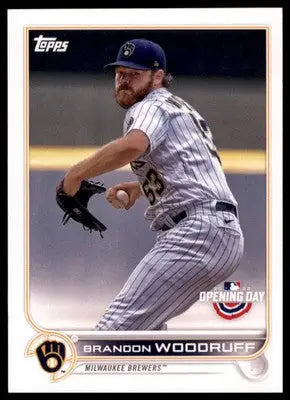 Brandon Woodruff 2022 Topps Opening Day #78 Milwaukee Brewers - Baseball Card Single