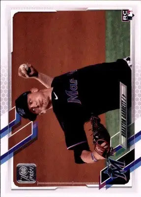 Braxton Garrett Rookie 2021 Topps #433 Miami Marlins - Baseball Card Single