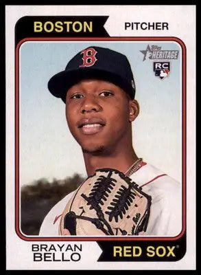 Brayan Bello Rookie 2023 Topps Heritage #89 Boston Red Sox - Baseball Card Single
