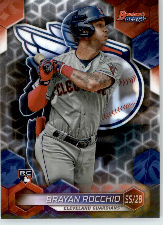 Brayan Rocchio - 2023 Bowman’s Best - #19 - Baseball - Baseball Card Single
