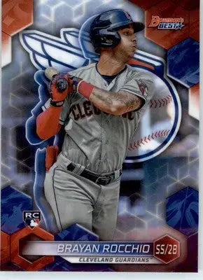 Brayan Rocchio - 2023 Bowman’s Best - #19 - Baseball - Baseball Card Single