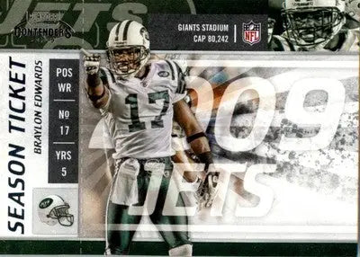 Braylon Edwards - 2009 Playoff Contenders - #25 - Football - Football Card Single