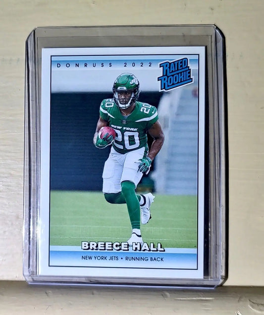 Breece Hall 2022 NFL Panini #13 Rated Rookie Retro Football Card 1/4094 - Football Card Single