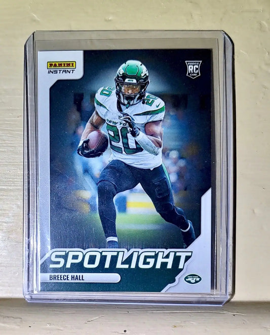 Breece Hall 2022 NFL Panini #13 Spotlight Rookie Football Card 1/603 - Football Card Single