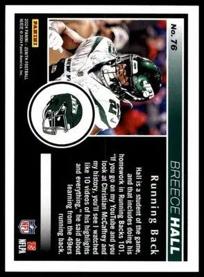 Breece Hall 2024 Panini Zenith Retail #76 New York Jets - Football Card Single