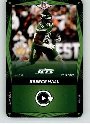 Breece Hall - 2024 UNO Elite Core Edition - Green - #068 - Football - Football Card Single