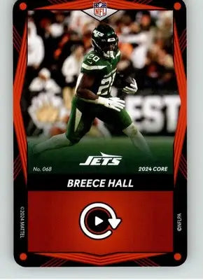 Breece Hall - 2024 UNO Elite Core Edition - Red - #068 - Football - Football Card Single