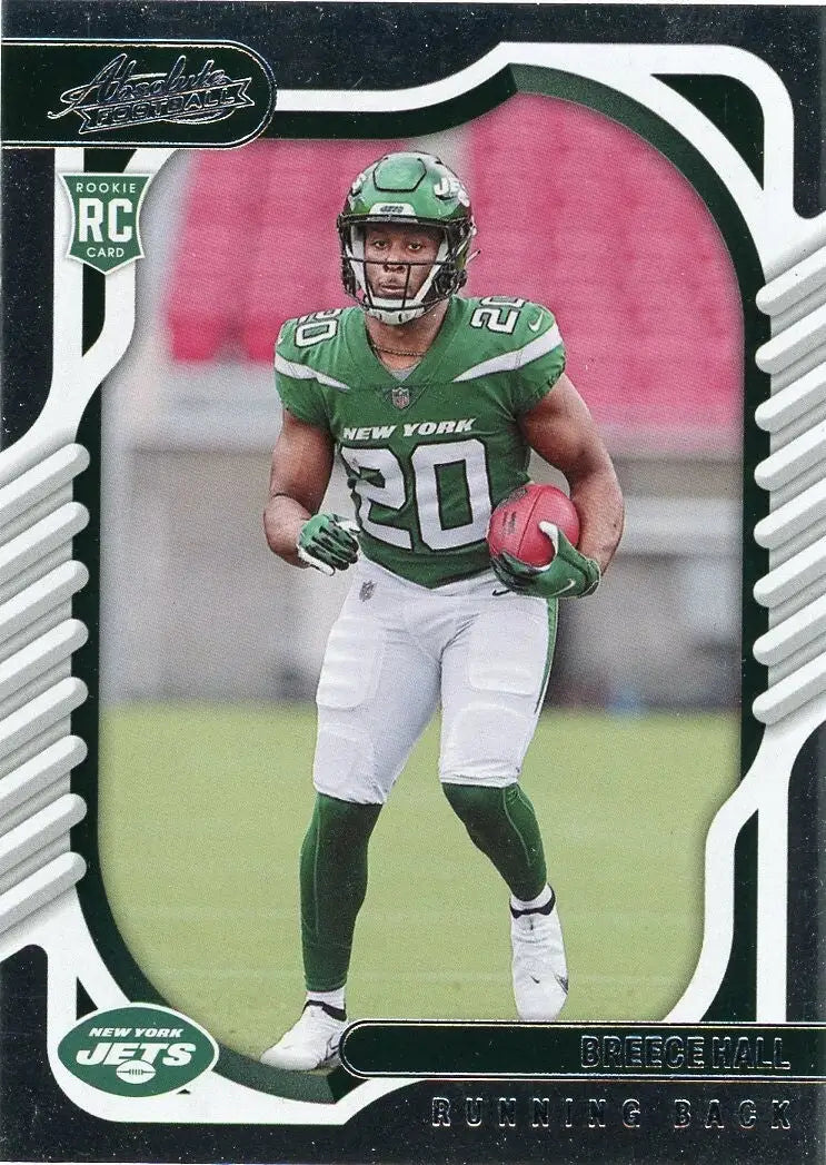 Breece Hall Rookie 2022 Panini Absolute #114 New York Jets Football Card NFL - Football Card Single