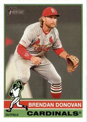 Brendan Donovan - 2025 Topps Heritage - #225 - Baseball - Baseball Card Single