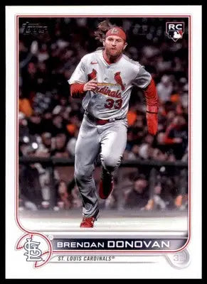 Brendan Donovan Rookie 2022 Topps Update #US150 St. Louis Cardinals - Baseball Card Single