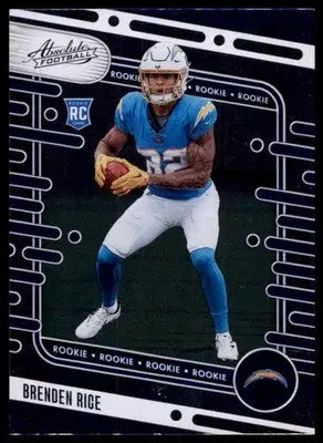 Brenden Rice Rookie 2024 Panini Absolute Retail #199 Los Angeles Chargers