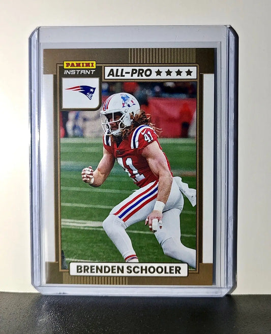 Brenden Schooler 2024 All-Pro Panini NFL #29 Football Card Patriots 1 of 101 - Football Card Single