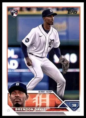 Brendon Davis Rookie 2023 Topps #494 Detroit Tigers - Baseball Card Single
