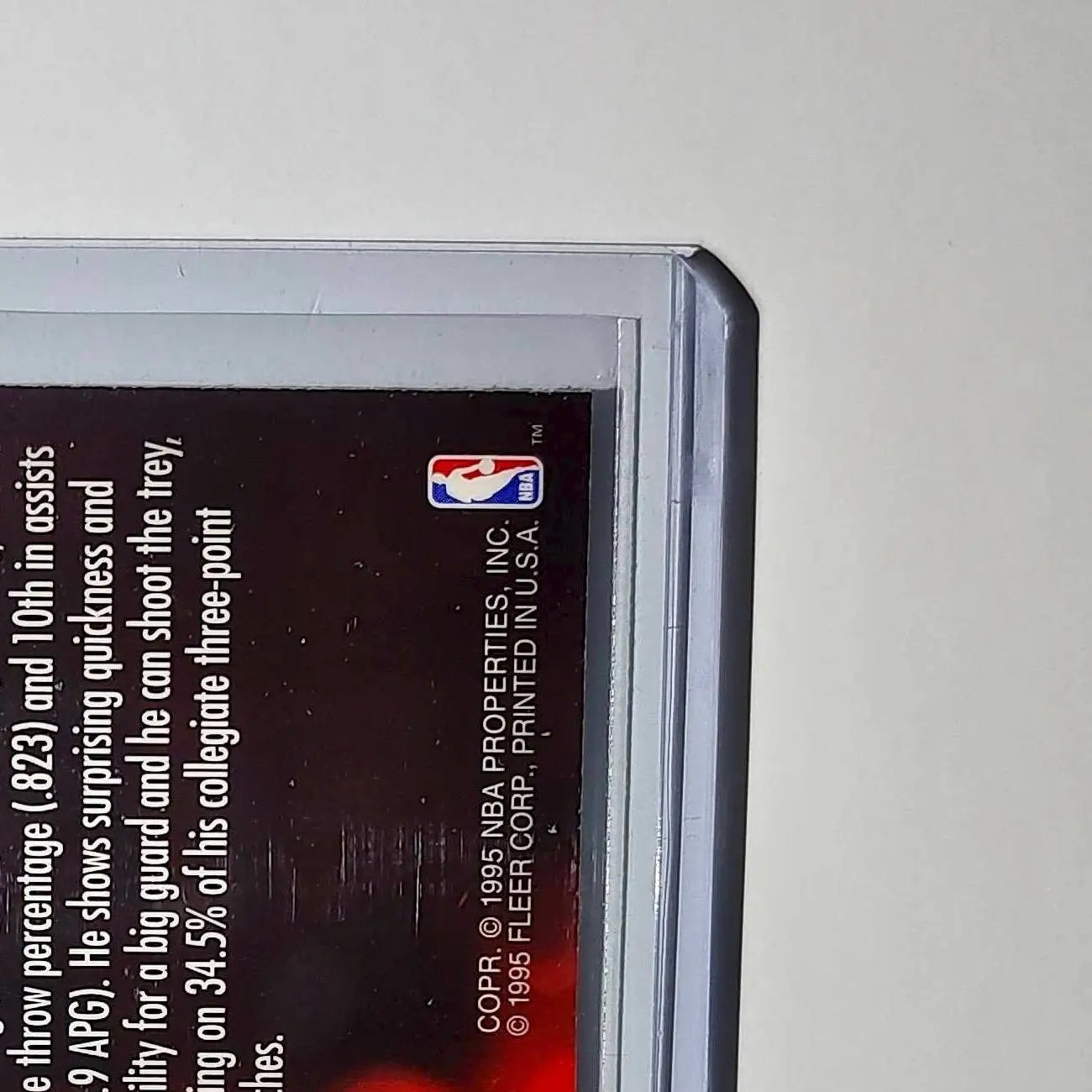 Brent Barry Rookie 1995-96 Flair NBA #R-1 Class of ’95