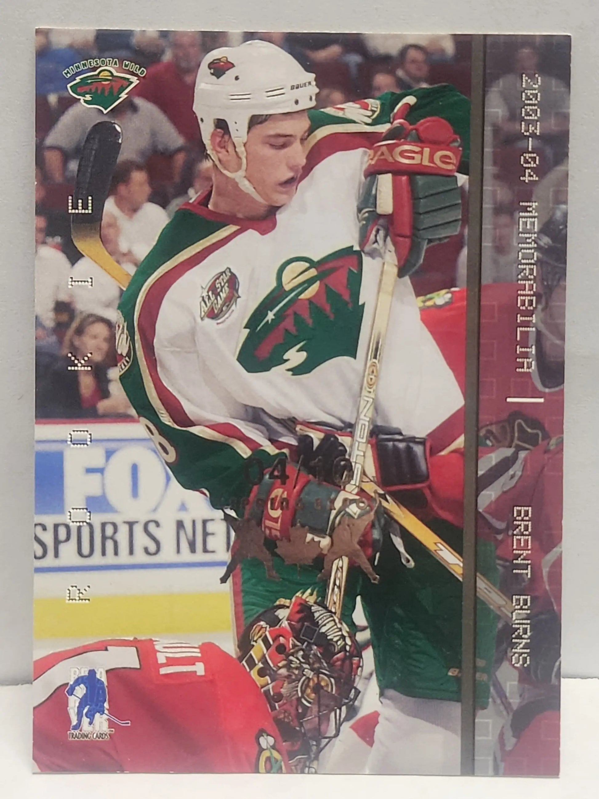 Brent Burns 2003 ITG BAP Memorabilia Toronto Spring Expo Promo #4/10 - Hockey Card Single