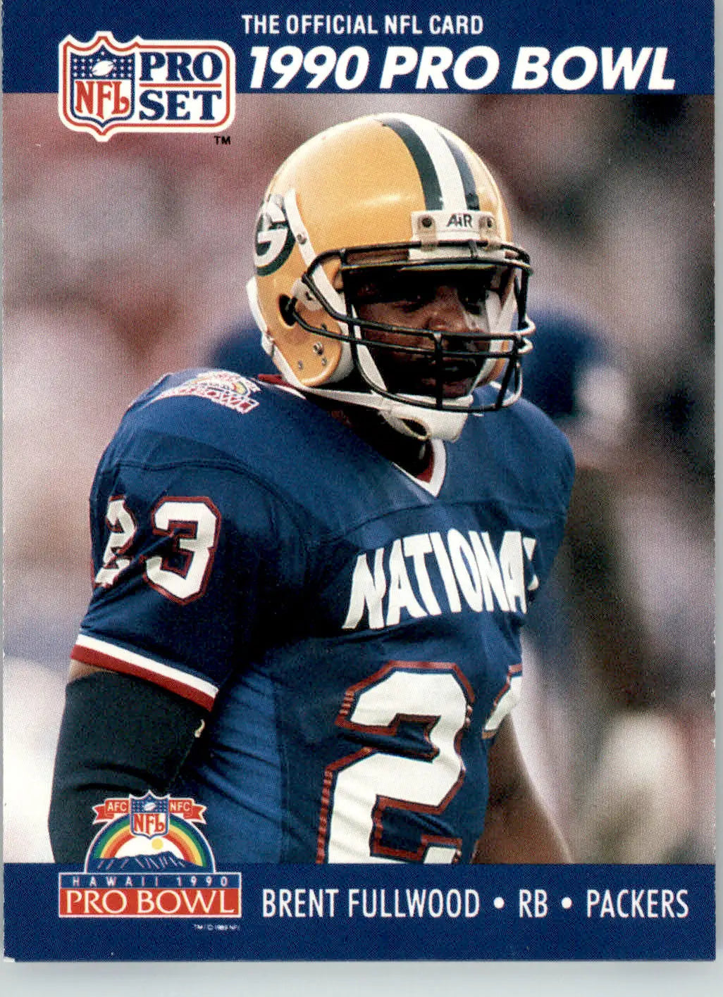 Brent Fullwood - 1990 Pro Set - #390 - Football - Football Card Single
