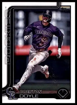 Brenton Doyle 2025 Topps #44 Colorado Rockies - Baseball Card Single