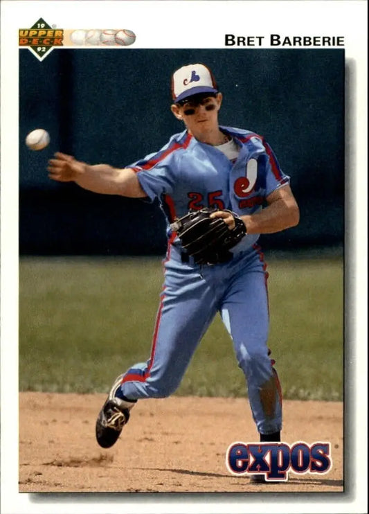 Bret Barberie 1992 Upper Deck MLB #363 Baseball Card Montreal Expos - Baseball Card Single