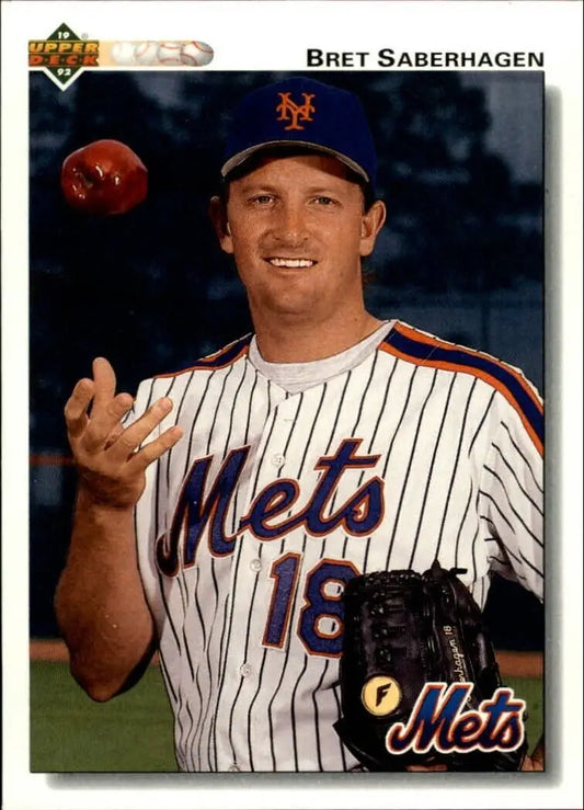 Bret Saberhagen 1992 Upper Deck MLB #751 Baseball Card New York Mets - Baseball Card Single