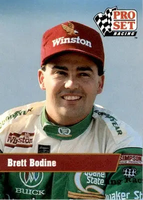 Brett Bodine - 1991 Pro Set - #102 - Racing - Racing Card Single