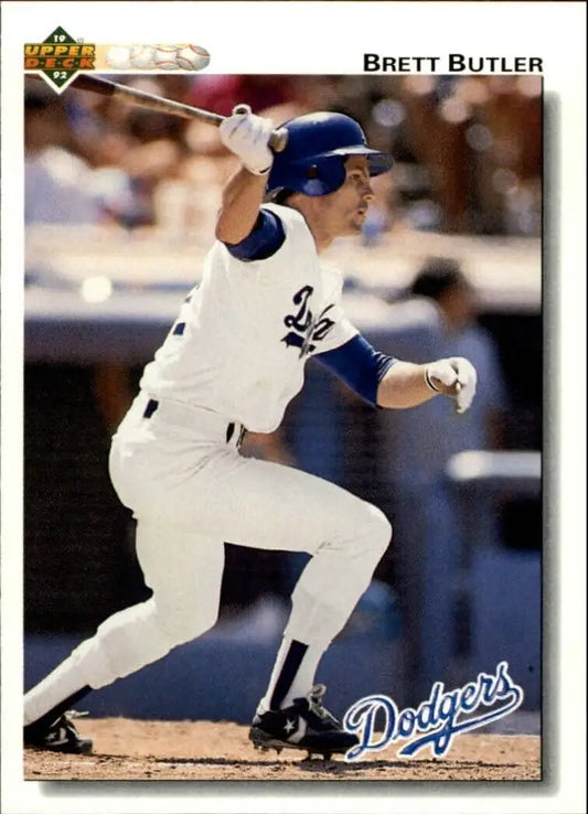 Brett Butler 1992 Upper Deck MLB #307 Baseball Card Los Angeles Dodgers - Baseball Card Single